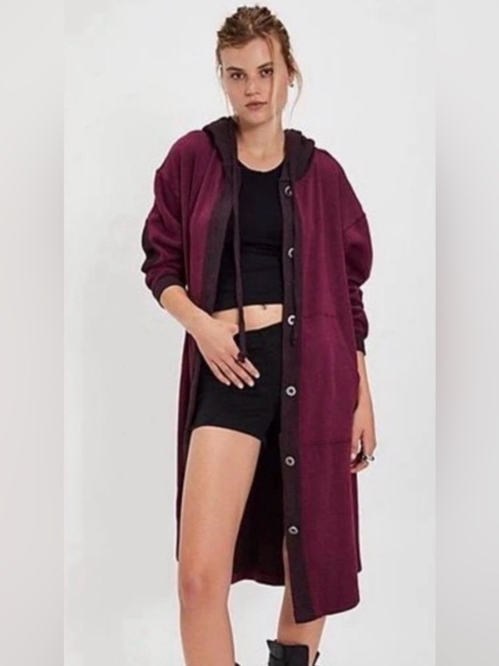 Free People Jackets & Blazers - R.NWT $168 Free People Tomorrows
Sweatshirt Cardigan Hooded over